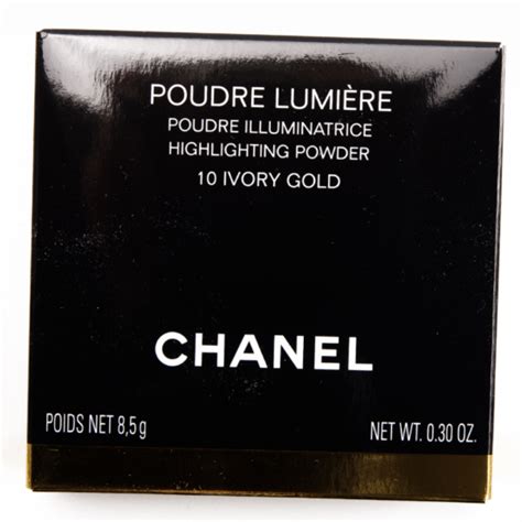 what is the best chanel powder woth yellow gold undertones|Chanel Ivory Gold (10) Highlighting Powder Review, Photos, .